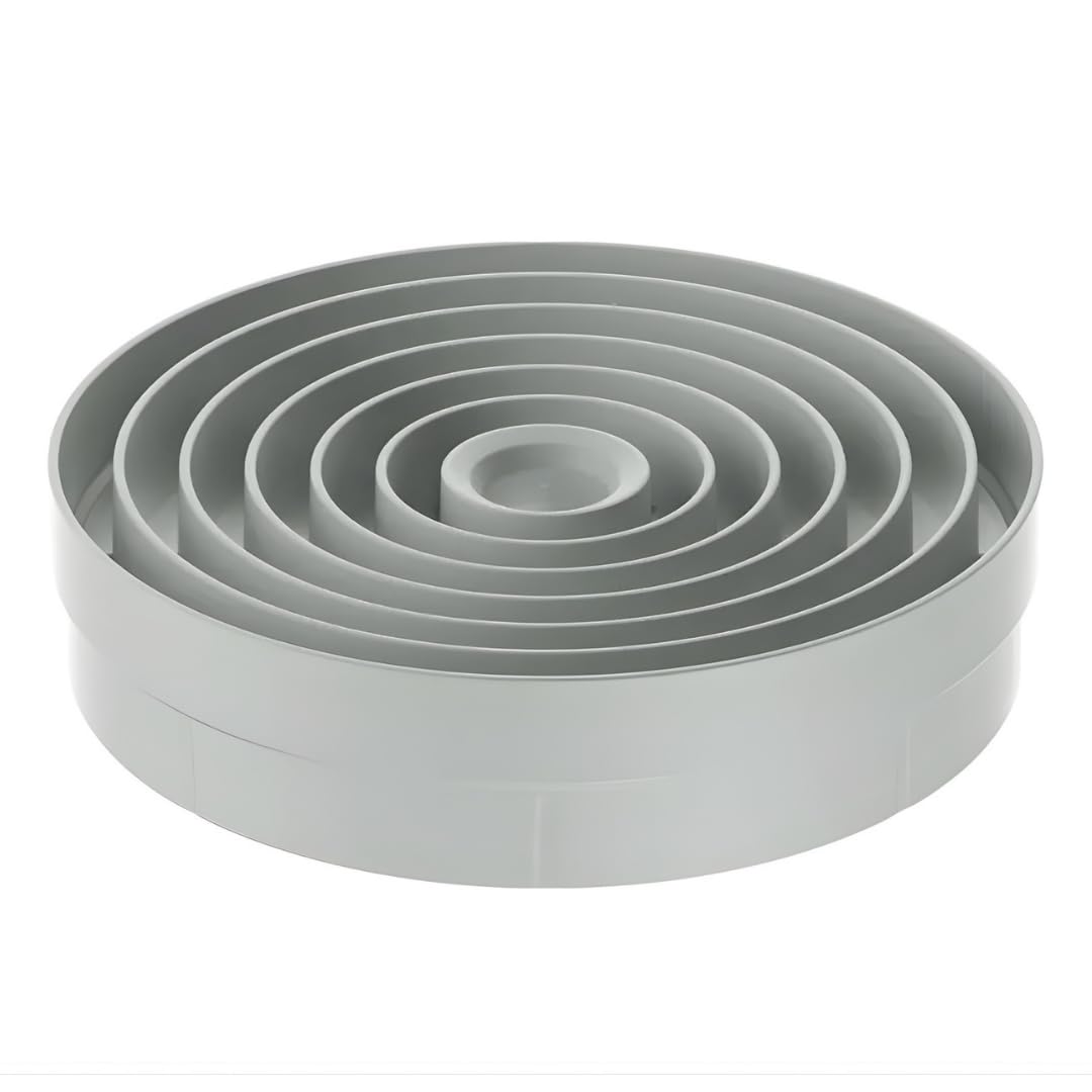 BORA PUEDL Original Einströmdüse Lichtgrau für PURE, Dunstabzug, Kochfeld Zubehör Gray, Gray