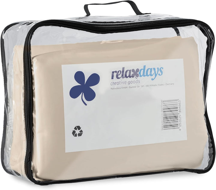 Relaxdays Sonnensegel rechteckig, BxT: 5 x 7 m, wasserabweisend, UV-beständig, mit Spannseilen, Terr