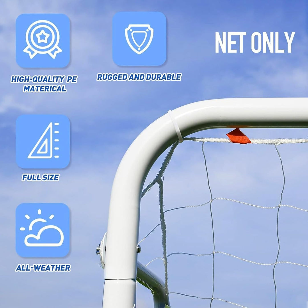Soccer Training Net - Heavy-Duty Sports Barrier, Outdoor Football Practice Equipment for Yard, Park,