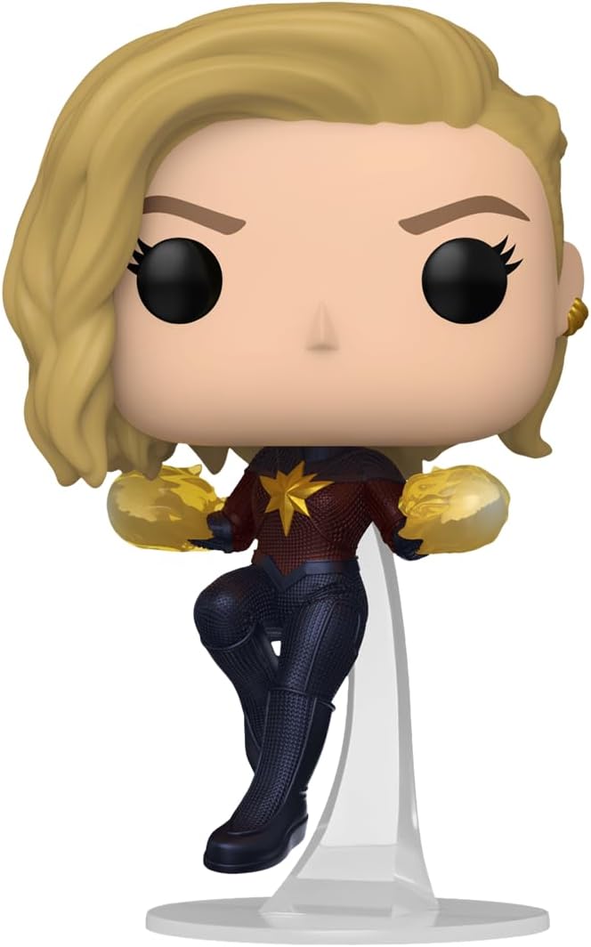 Funko Pop! Vinyl: The Marvels - Captain Marvel - Vinyl-Sammelfigur - Geschenkidee - Offizielle Hande