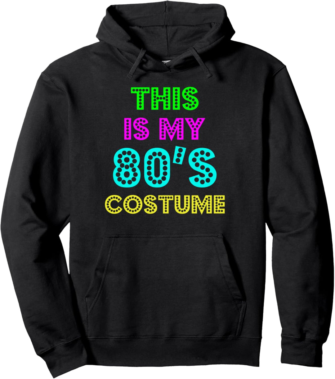 80er Achtziger Costume Pullover Hoodie