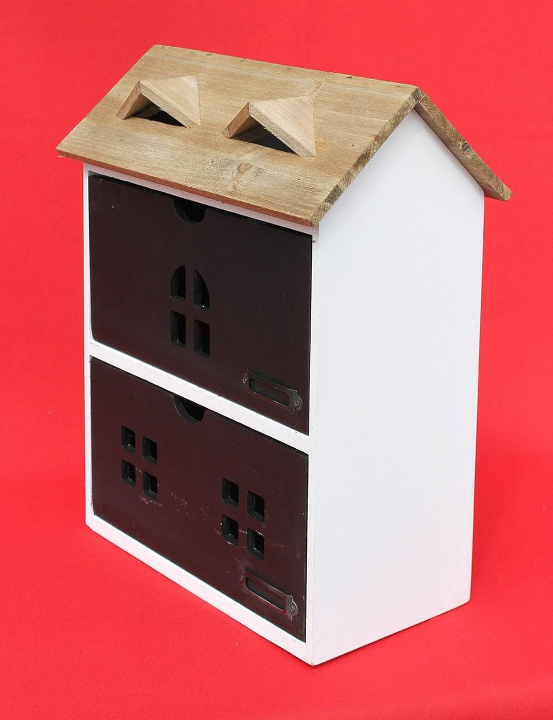 DanDiBo Schreibtisch Organizer Holz Aufbewahrungsbox 14B410 38 cm Minikommode mit Schubladen Schubla