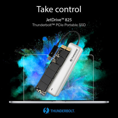 Transcend 240 GB JetDrive JDM 825 Thunderbolt AHCI PCIe™ Portable SSD TS240GJDM825 Mit Thunderbolt-G
