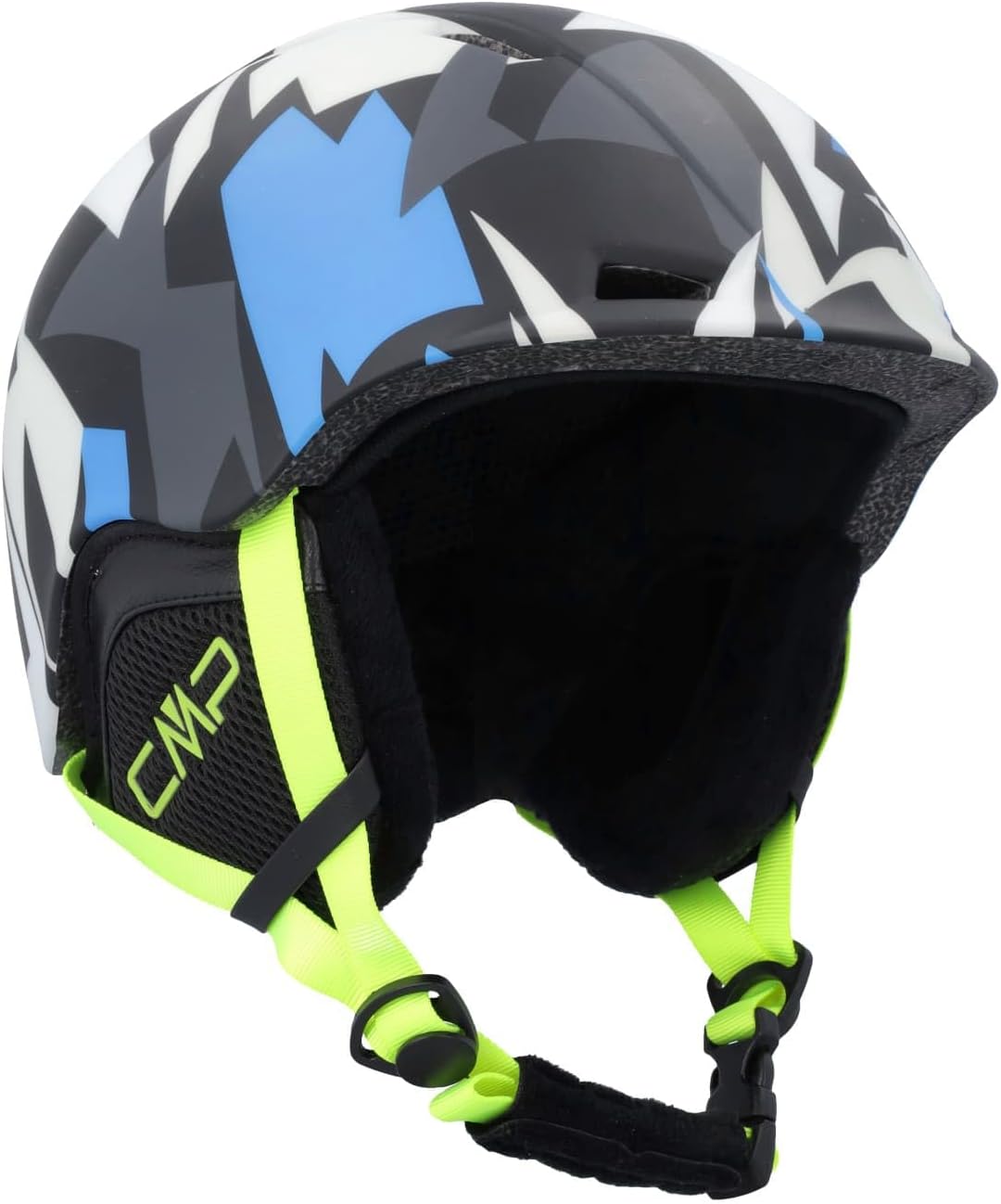 CMP Kinder XJ-4 Helm Snowboardhelm S Blau/Weiss/Schwarz, S Blau/Weiss/Schwarz