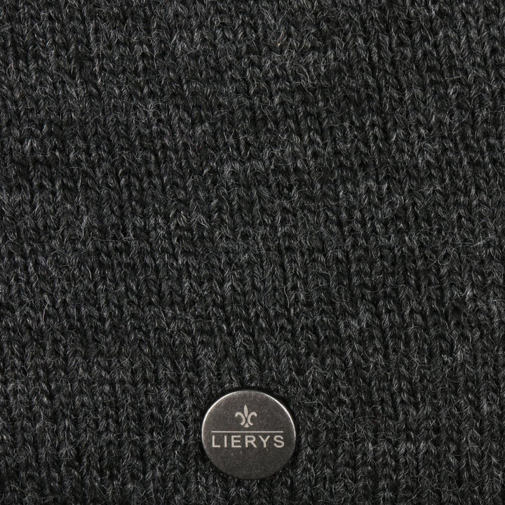 LIERYS Mono Stirnband Damen/Herren 8 cm breit - Made in Germany - dreilagiges Strickband gefüttert m