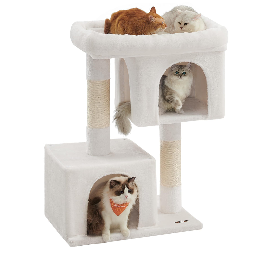 Feandrea Kratzbaum, 101 cm Katzenbaum, XL, Katzenhaus für extra grosse Katzen bis zu 20 kg, grosse P