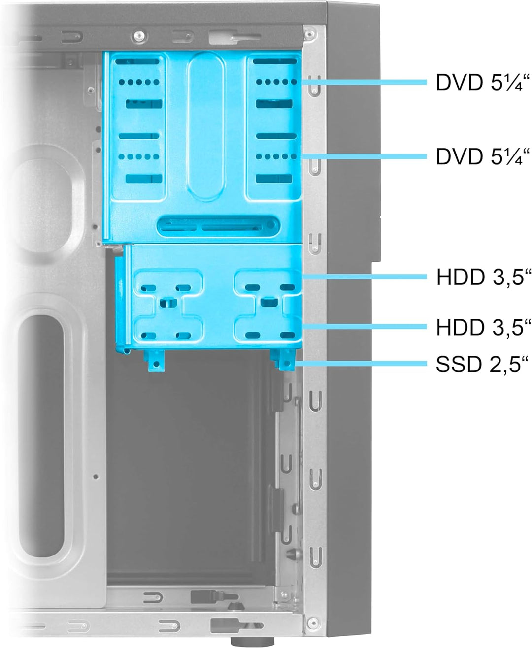 Ankermann Business Silent CAD Workstation | Intel Core i7-8700 | Nvidia GeForce Quadro M4000 8GB | 3