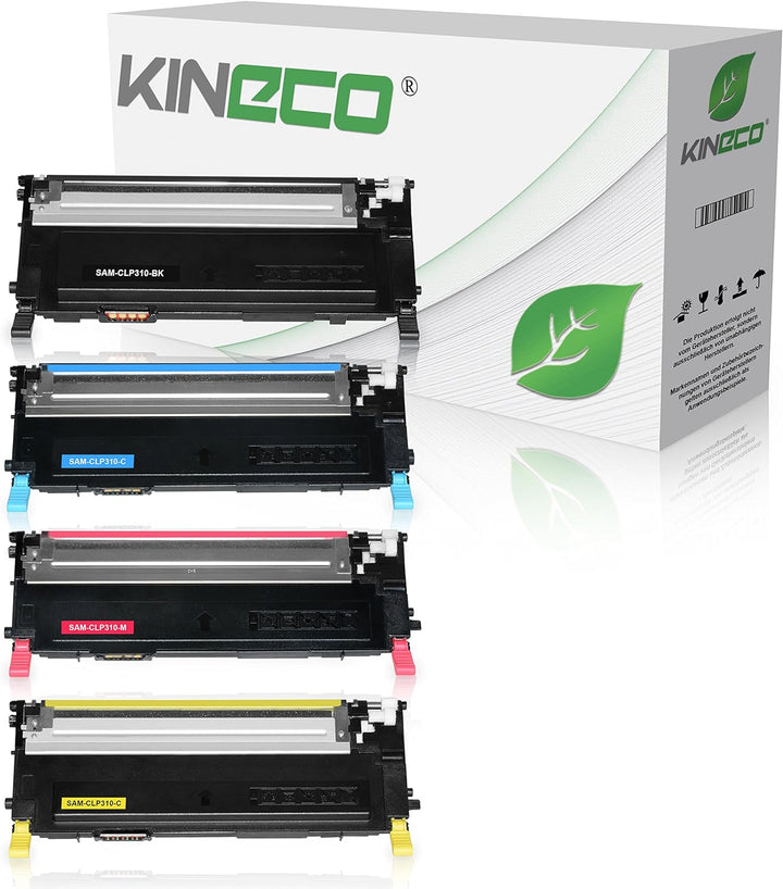 Kineco 4 Toner kompatibel mit CLP-310, CLP-315, CLX-3170FN, CLX-3175FN - Schwarz 2.500 Seiten, Color
