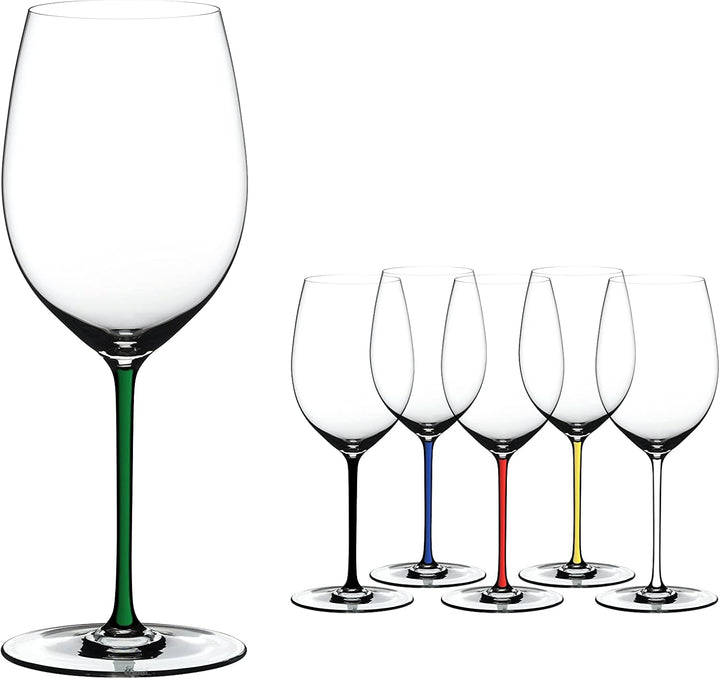 Riedel Fatto A Mano Cabernet Weinglas, Grün Cabernet Grün, Cabernet Grün
