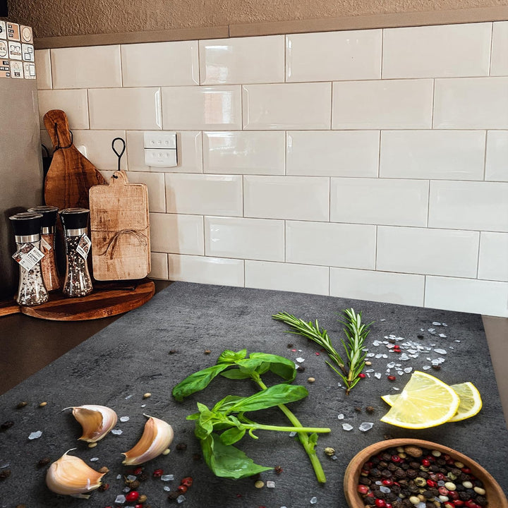 KitchenYeah© Herdabdeckplatte Einteilig Ceranfeld Abdeckplatte für Induktionsschutz Ceranfeldabdecku