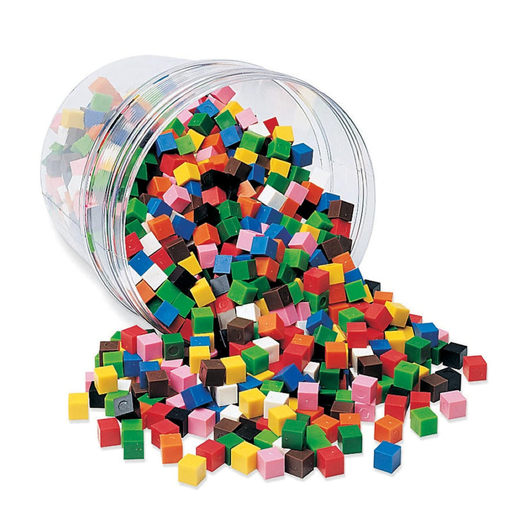 Learning Resources 1-Zentimeter-Würfel (Set mit 1000 Stück), Klein, 1