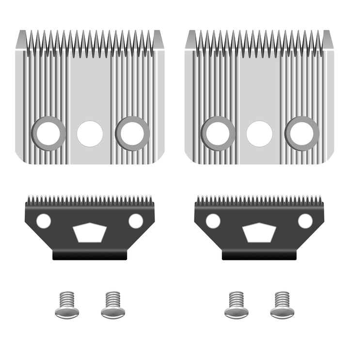 BESTBOMG Set mit 2 Star Blade, Ersatzmesser für Hundeschneider, kompatibel mit Moser 1400, Edelstahl