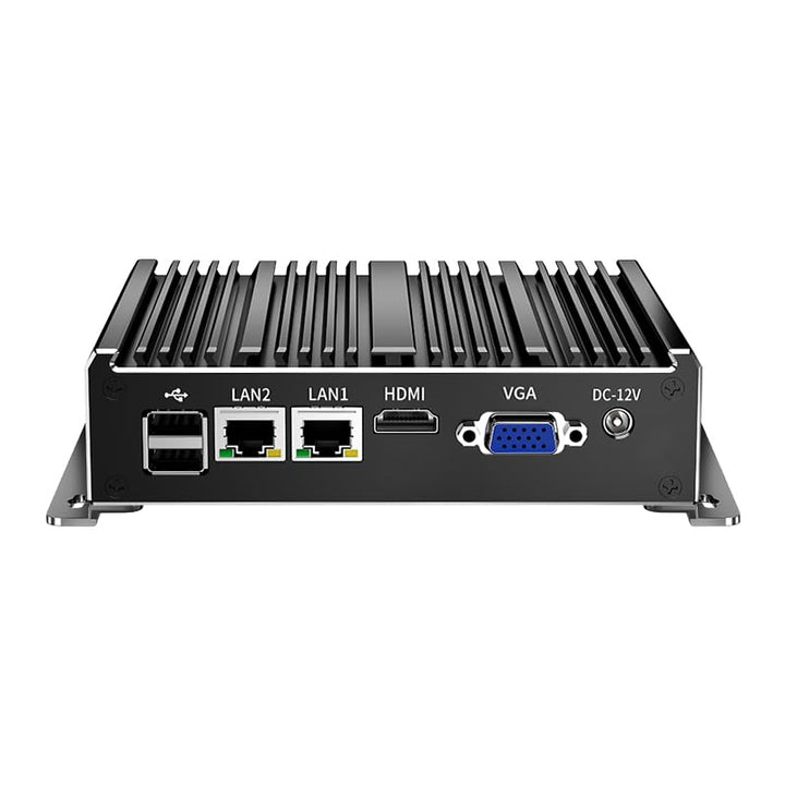 Fanless Mini PC, Industrial PC, Mini Computer Dual Core N2840, 4K HD+VGA, 2Gigabit Ethernet, USB, Mi