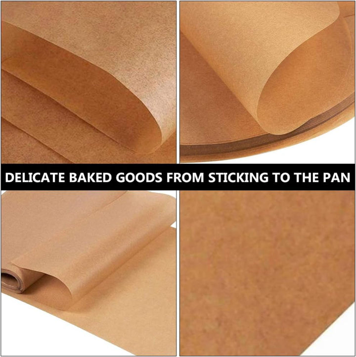 HEMOTON Backpapier Antihaft Backmatte Papier Zuschnitte Pergament Papier 40 X 30 cm Kuchenform Matte