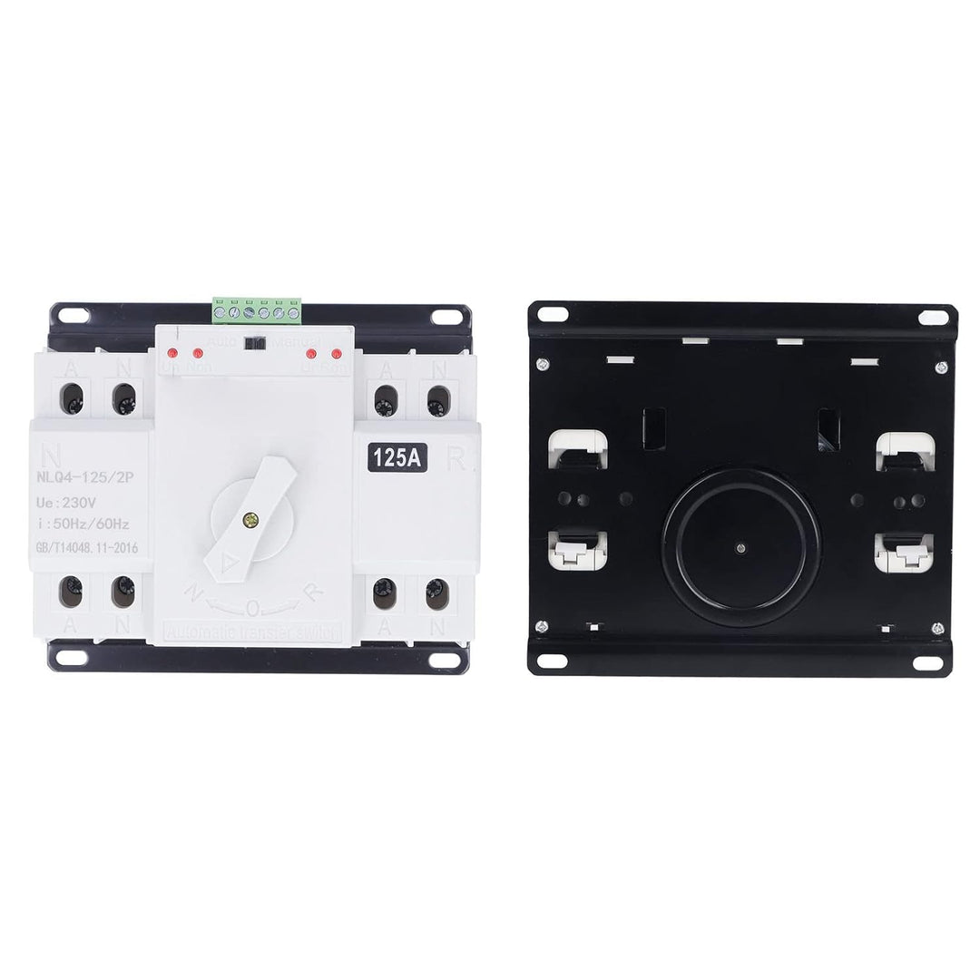 Dual Power Automatischer Transferschalter AC 400V 2P 125A ATS CB Automatik Netz Umschalter Notstrom
