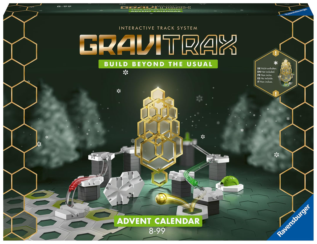Ravensburger GraviTrax Adventskalender - Ideal für GraviTrax Anfänger und Fans, Konstruktionsspielze