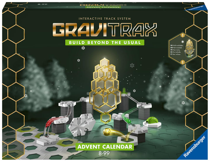 Ravensburger GraviTrax Adventskalender - Ideal für GraviTrax Anfänger und Fans, Konstruktionsspielze