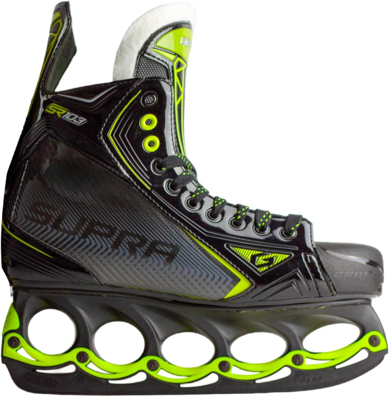 tblade Schlittschuhe Graf 103/V5 mit t-Blade Kufen Eihockey Schlittschuh