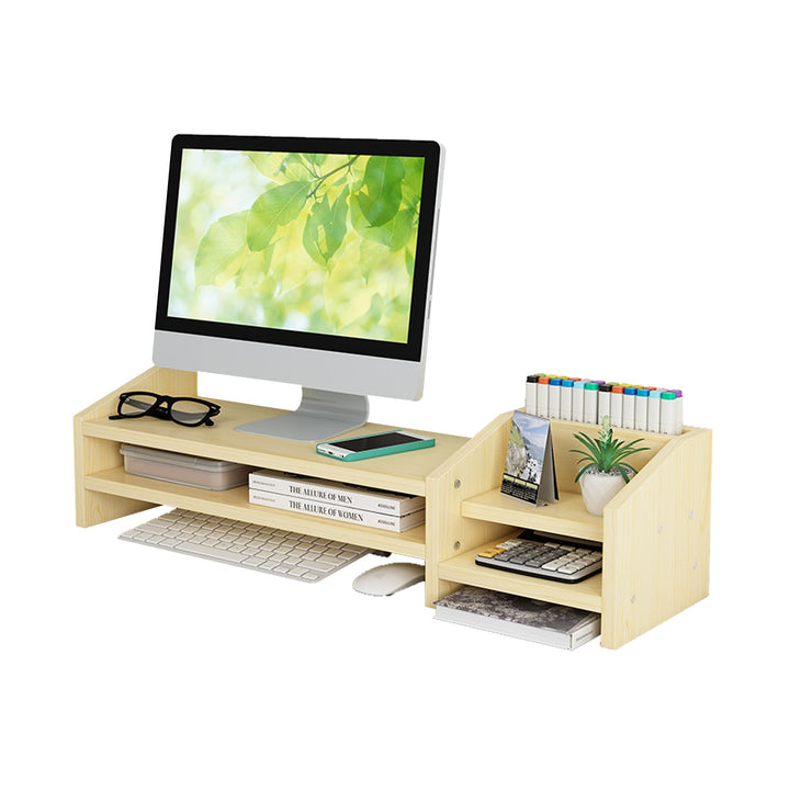 Catekro Monitorständer Monitorregal Computer Booster Ständer Computer Laptop Erhöhter Tisch Desktop