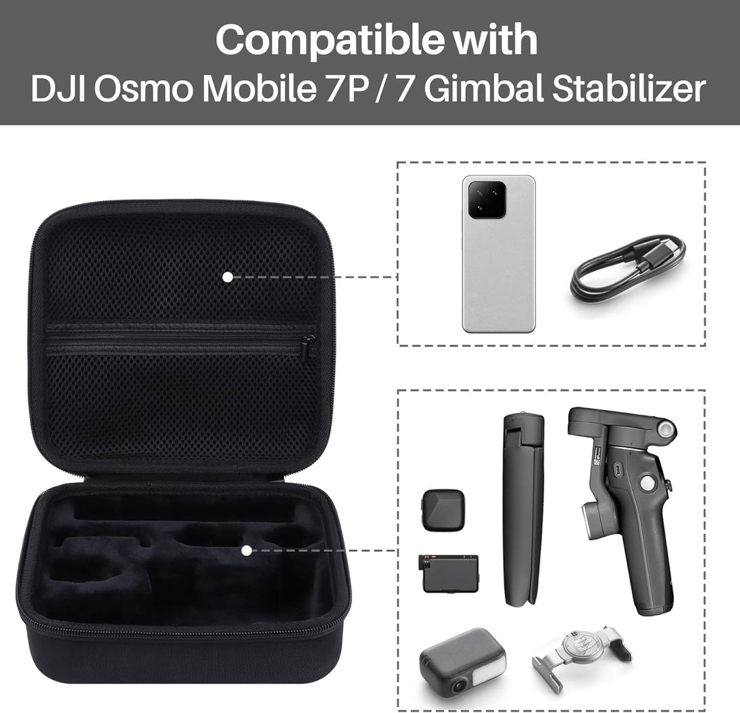Hart Schutz Hülle Etui Tasche für DJI Osmo Mobile 7P/7 Gimbal-Stabilisator