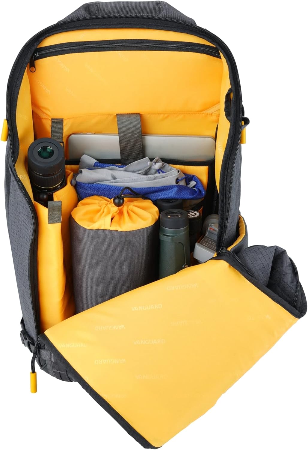 Vanguard Veo Active Birder 56 GY - Outdoorrucksack mit extragrossem Fach für Spektive Birder 56 Grau