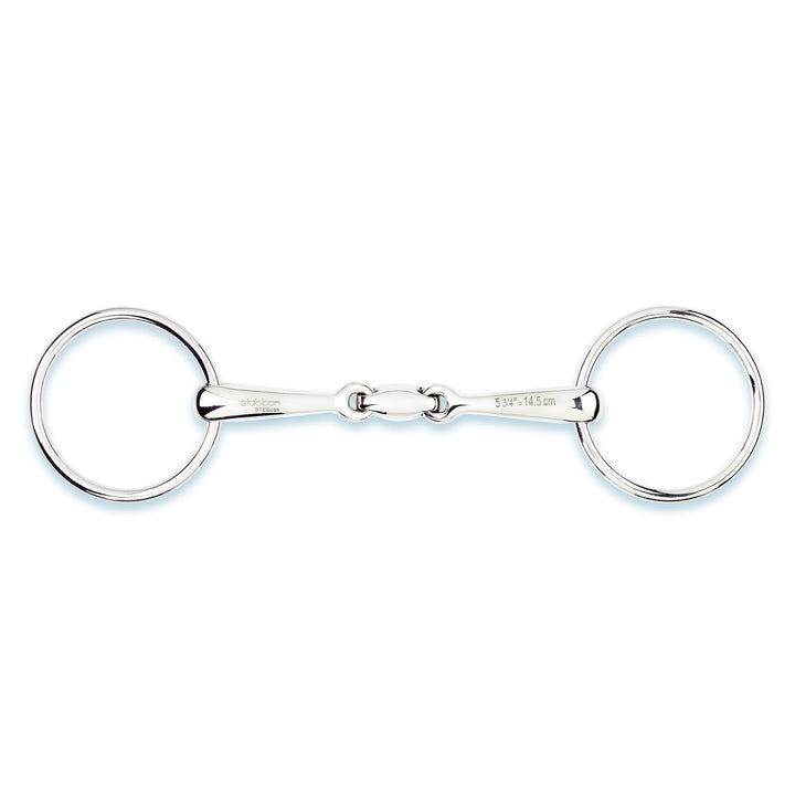 Stübben Gebiss 2221 Trense Easy Control doppelt gebrochen 11,5 cm - 14 mm - Edelstahl, 11,5 cm - 14