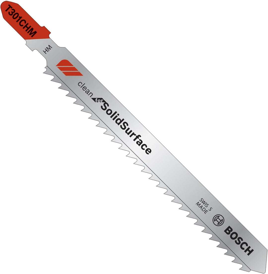 Bosch Professional Stichsägeblatt (3 Stück, für Kunststoffe bis zu 65 mm, Zubehör für Stichsäge), 26