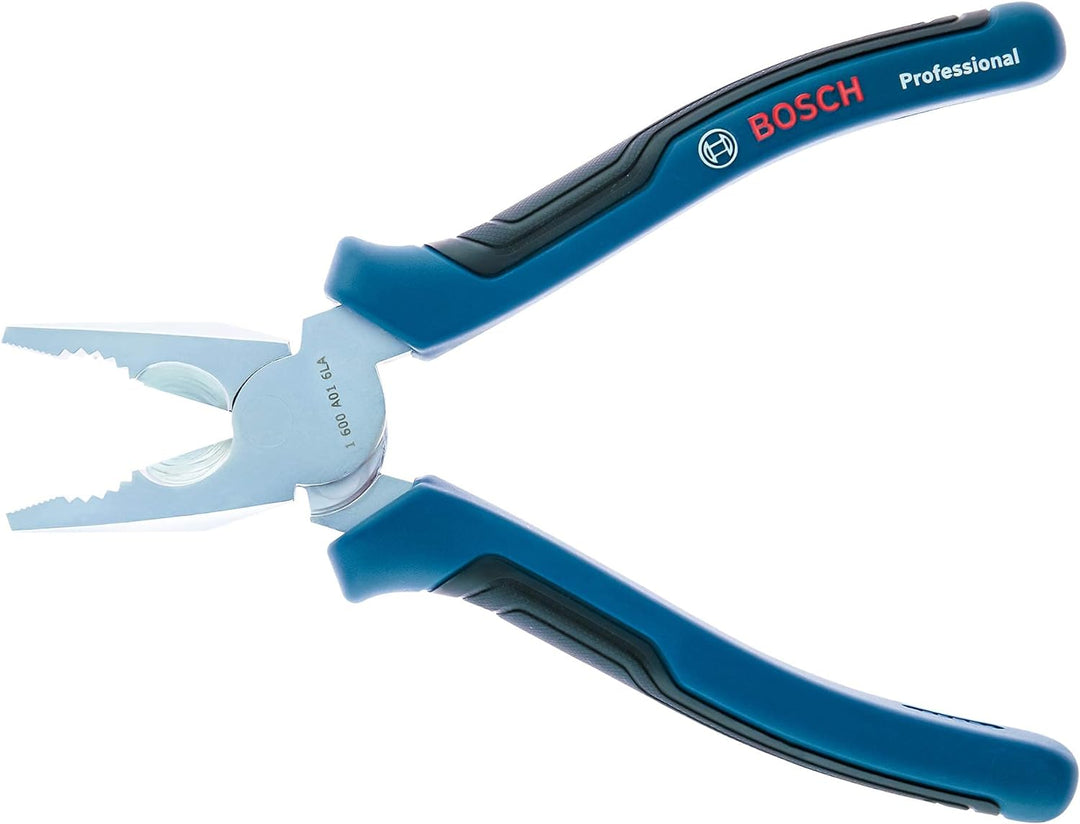 Bosch Professional 3 tlg. Zangen Set (Kombinationszange, Spitzzange und Seitenschneider, mit L-BOXX