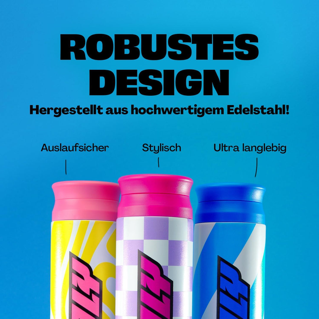 HOLY Hydration Thermo Shaker – 700ml Isolierflasche aus hochwertigem Edelstahl – bis zu 12 Stunden k