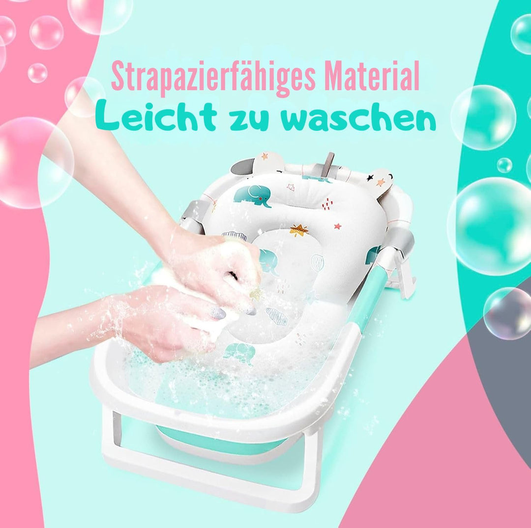 Baby Badewanneneinsatz – Baby Badewannenkissen für Badewanne - Babywanne Einsatz &amp; Badewannensitz ab