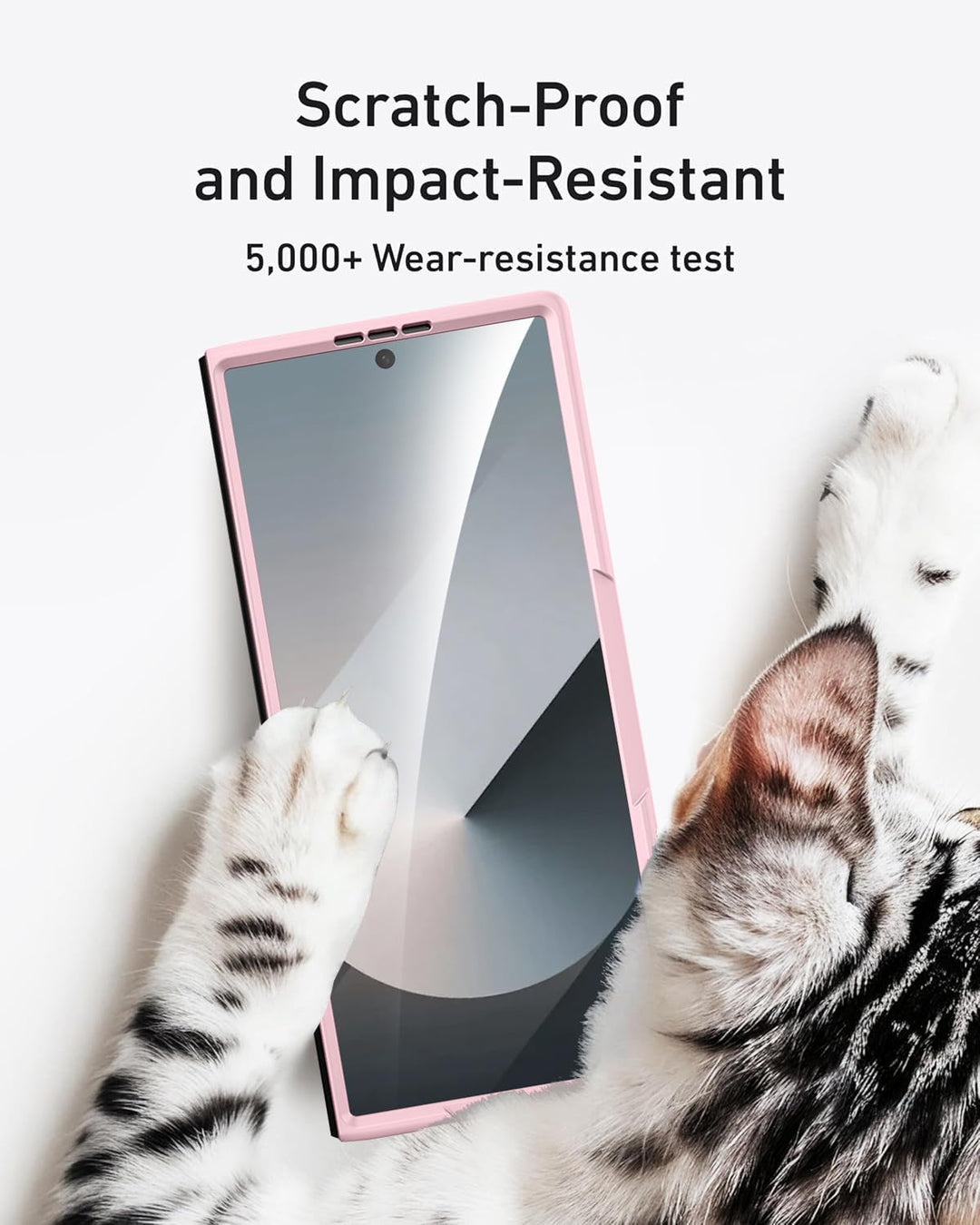 Miimall Kompatibel mit Samsung Galaxy Z Fold 6 Hülle mit S-Pen & Stifthalter, [HD Displayschutz] Ult