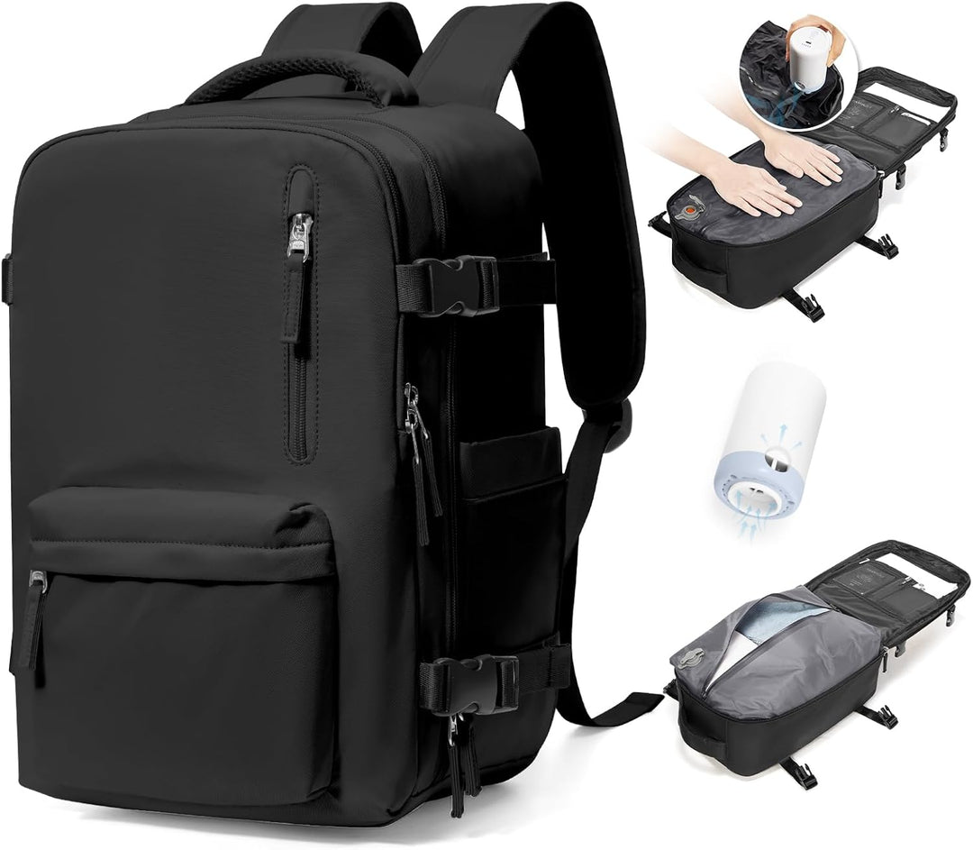 BJLFS Vakuum Rucksack 40×30×20 Handgepäck Rucksack 40x20x25 für Ryanair Wizzair Reiserucksack Damen