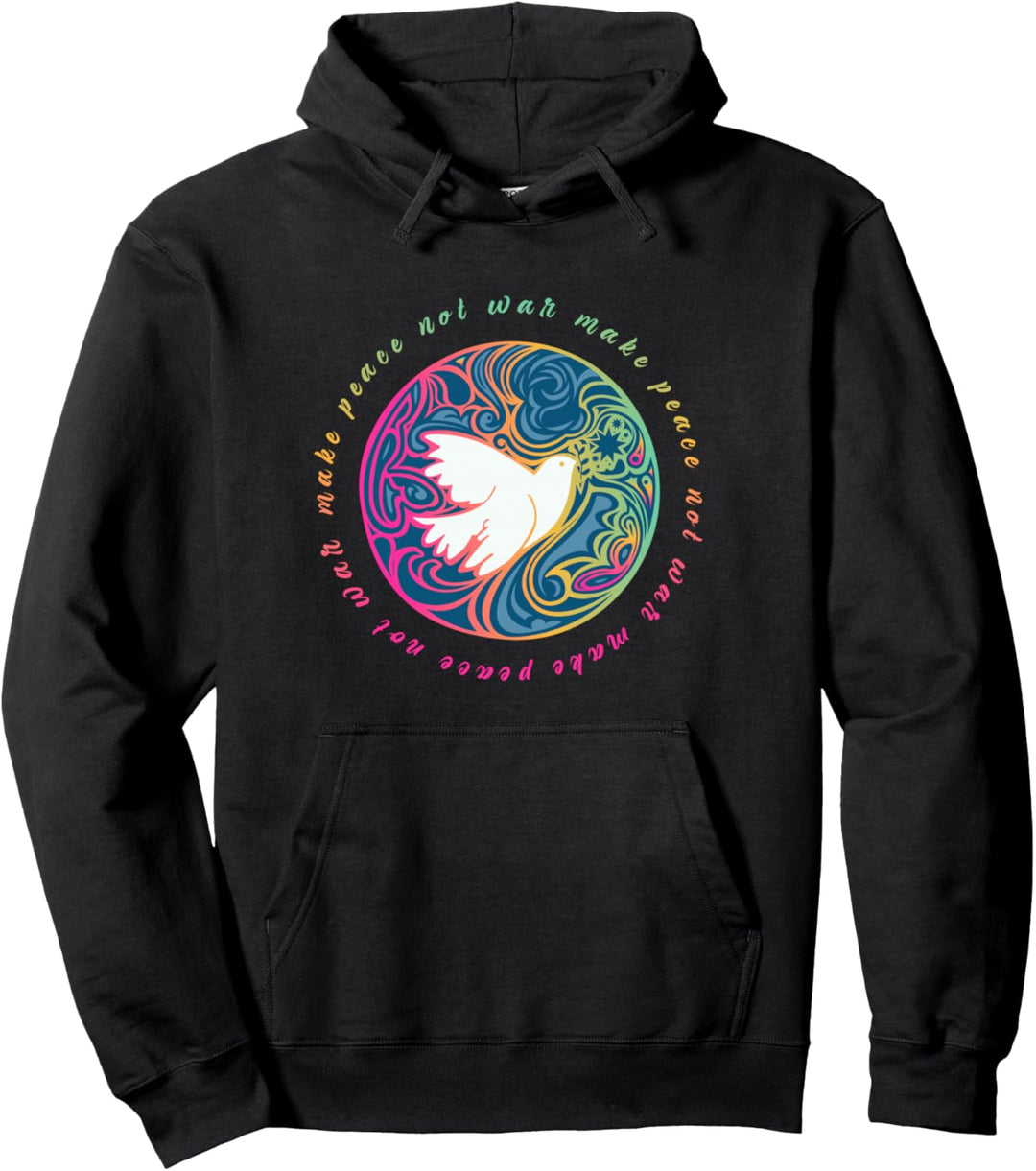 MAKE PEACE, NOT WAR - Frieden - Friedenstaube - Peace Pullover Hoodie