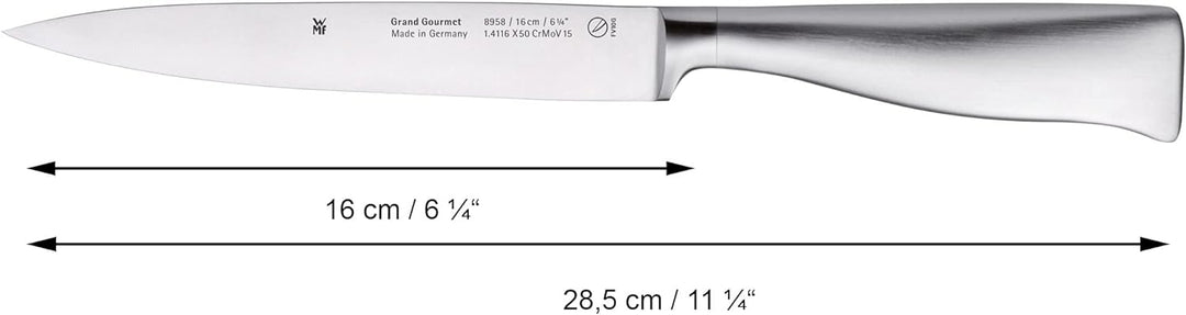 WMF Grand Gourmet Kochmesser 33,5 cm & Grand Gourmet Filiermesser flexibel 28,5 cm, Made in Germany,