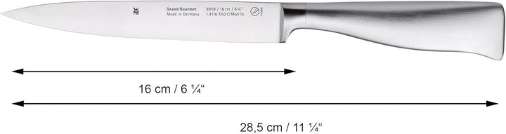WMF Grand Gourmet Santoku Messer 32 cm, Made in Germany, Klinge 18 cm & Grand Gourmet Filiermesser f