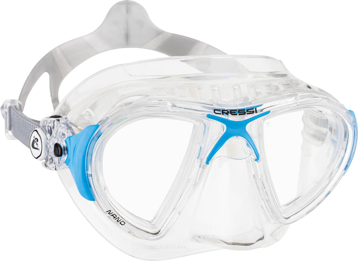 Cressi Nano Taucherbrille UNI Blau, UNI Blau