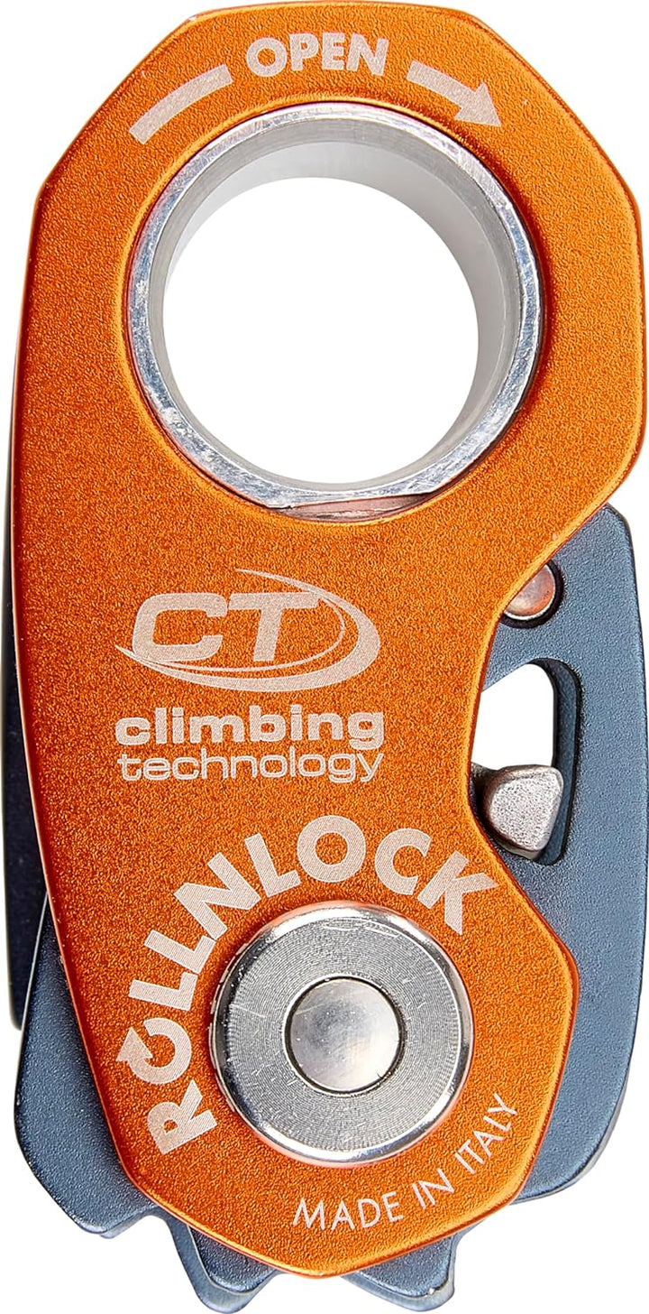 Climbing Technology Unisex – Erwachsene Rollnlock, Anthrazit/Orange sperren, Einheitsgrösse