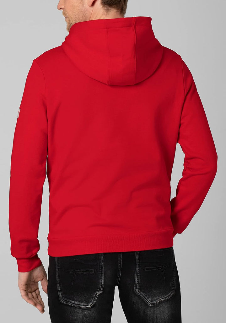 Timezone Herren Hoody Kapuzenpullover S Timezone Red, S Timezone Red