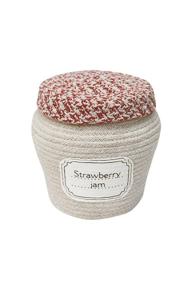 Lorena canals Jam Jar Aufbewahrungskorb für Kinderzimmer oder Kinderzimmer, handgefertigt, aus Baumw