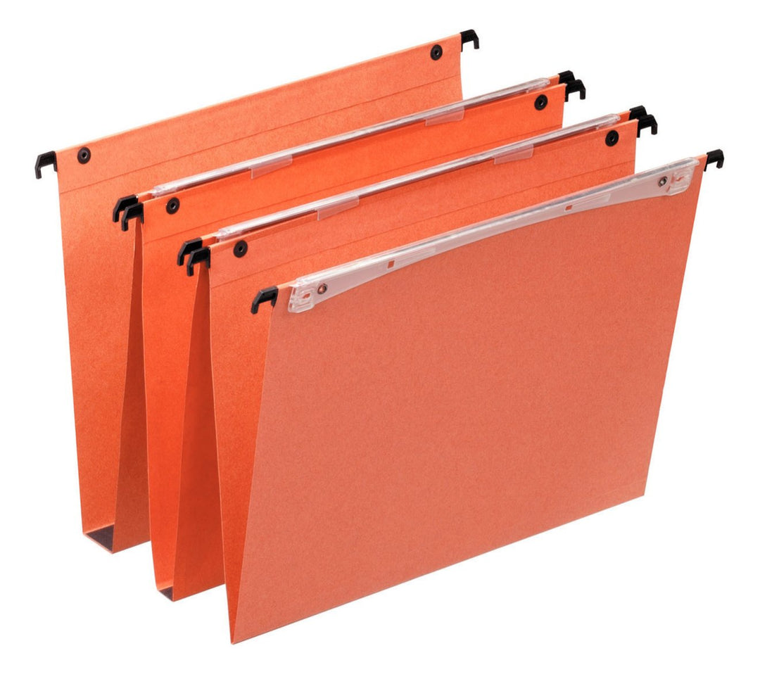 Esselte Dossiers suspendus Dual Orange V-Basse, Orange V-Basse