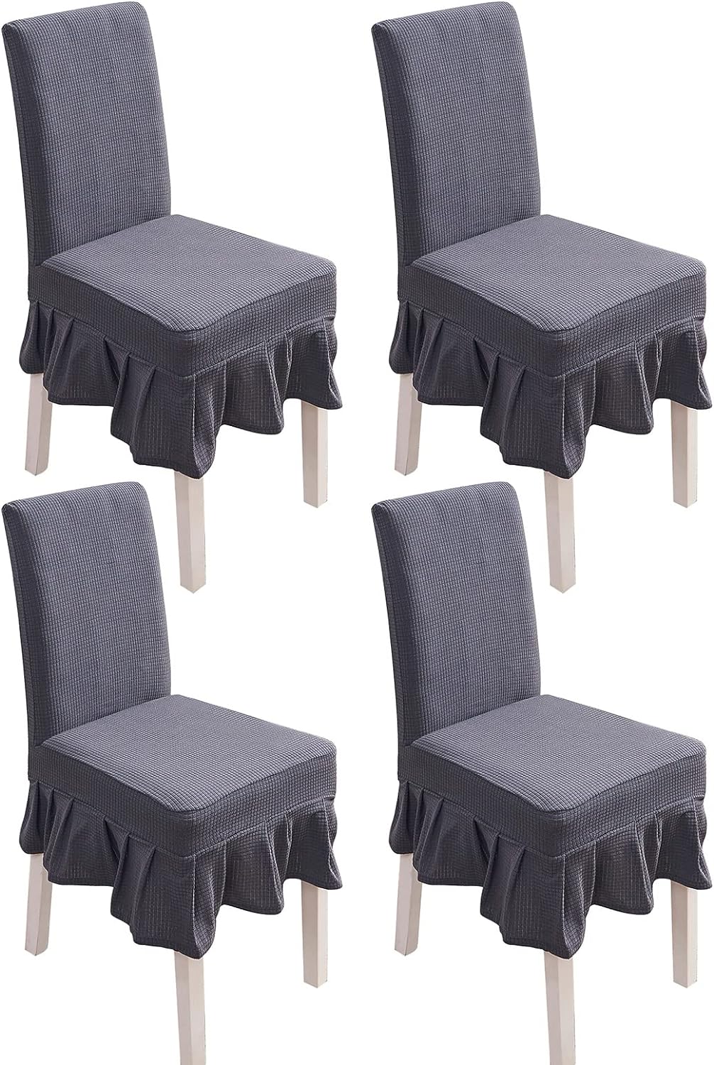 PETCUTE Stuhlhusse Stretch stuhlbezug elastische Hussen für Stühle Spandex Stuhlhussen für Hochzeit