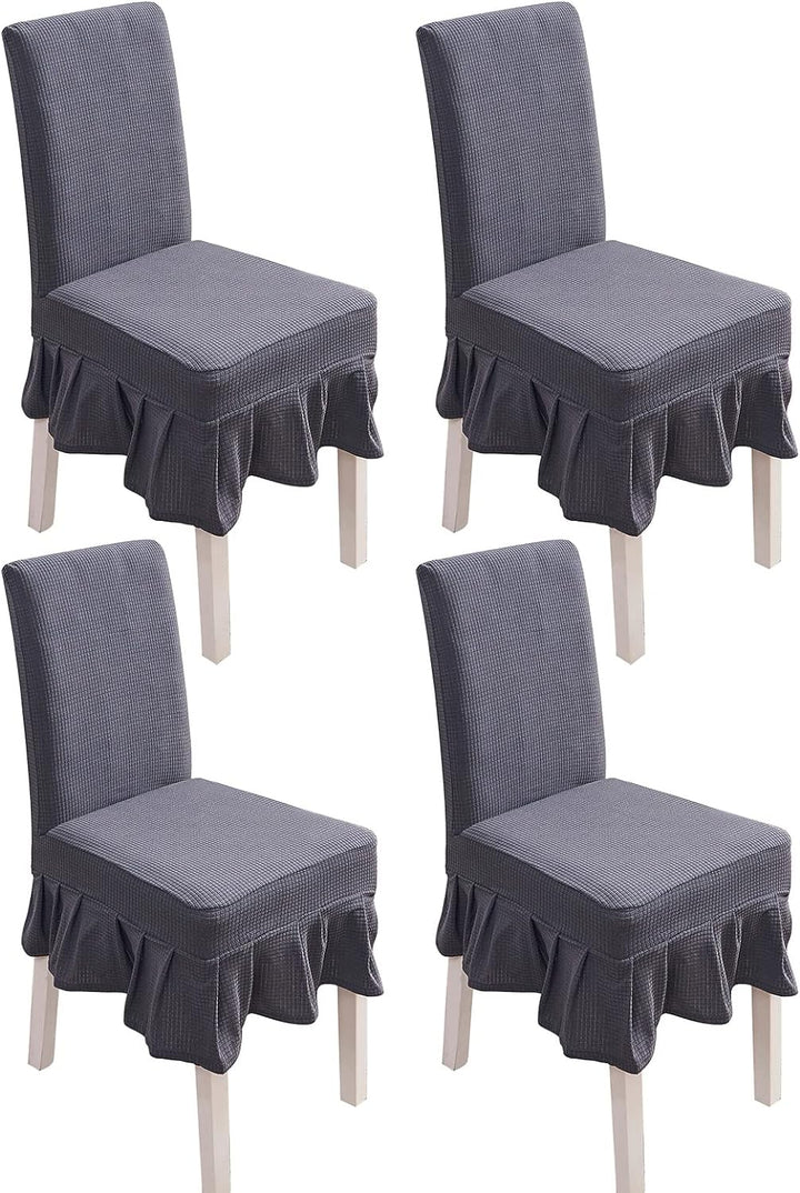 PETCUTE Stuhlhusse Stretch stuhlbezug elastische Hussen für Stühle Spandex Stuhlhussen für Hochzeit