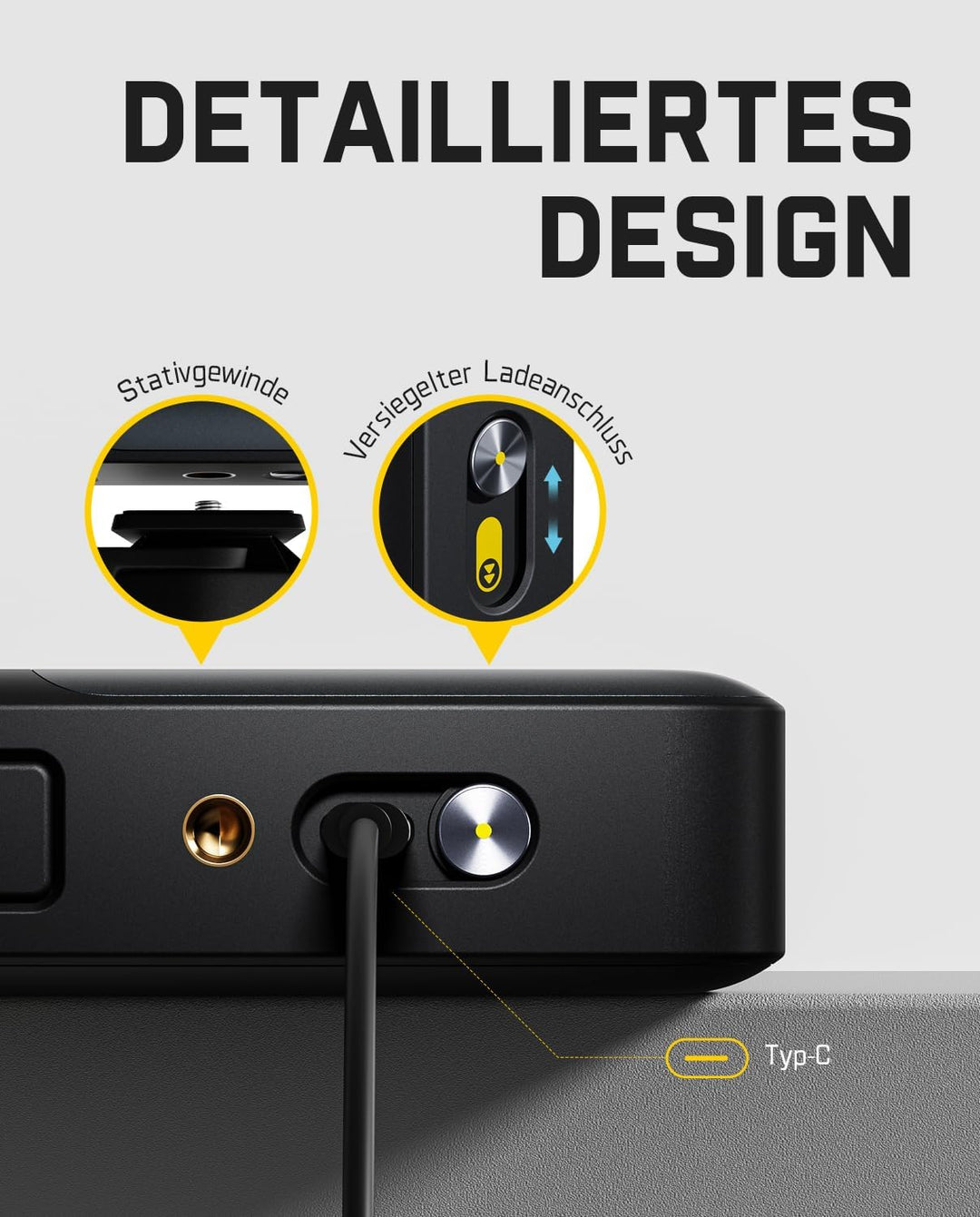 Fanttik A10 Pro 2-in-1 Digitales Laser Entfernungsmesser mit HD IPS-Farbdisplay, Wiederaufladbar 50m