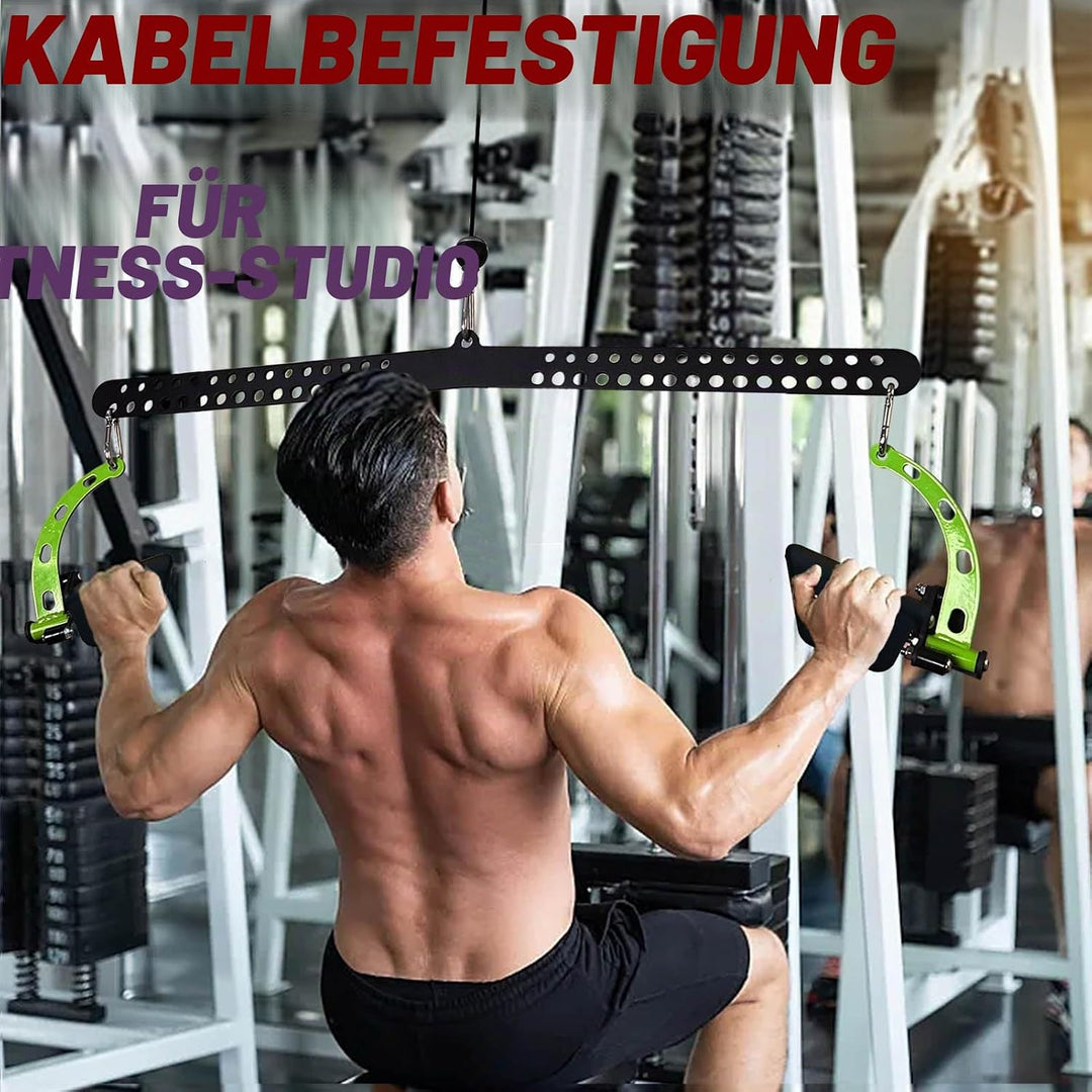 KORIKAHM Multi-Grip LAT Pull Down Bar für Home Gym Fitness, Spreizplatte LAT Pulldown Aufsätze für P
