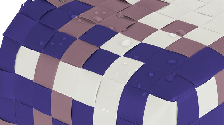 Einkaufstasche geflochten mit Henkeln - Tragetasche extra robust Farbe Classic/Lavendel Classic / La
