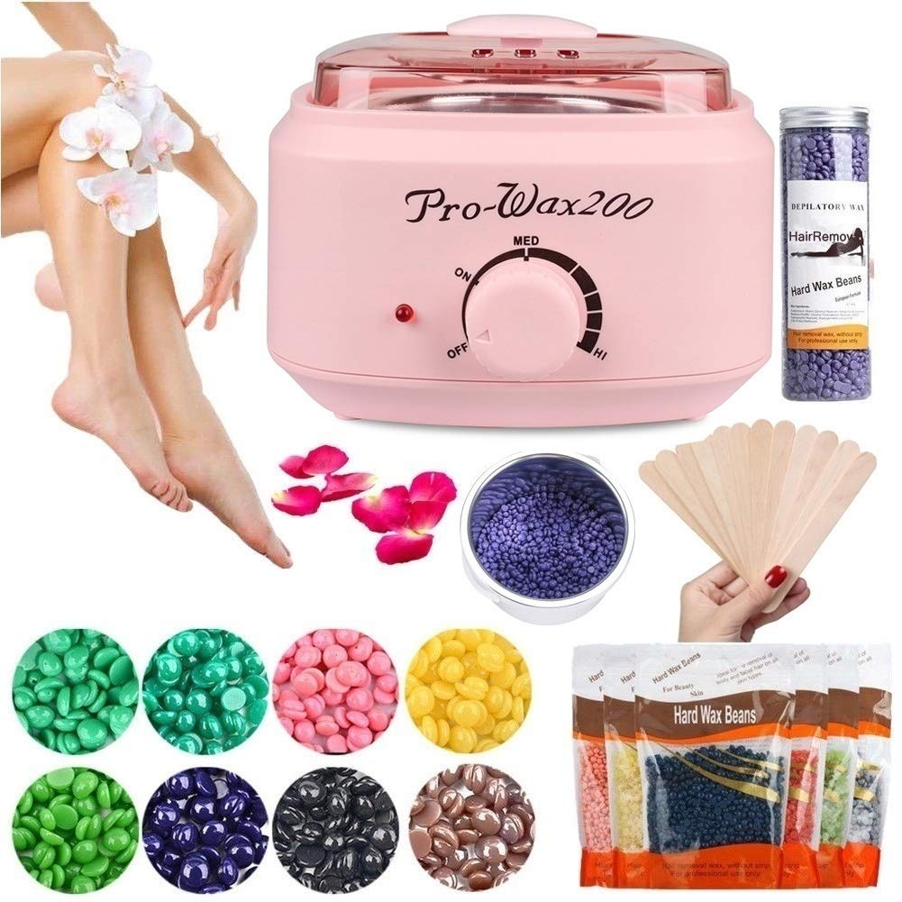 Apore Wachswärmer Wachs Haarentfernung, Wachsmaschine Set Wax Warmer Heater Waxing Kit Wachserhitzer