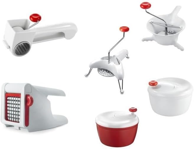 Moulinex K1012014 Grosses Modell einer Gemüsemühle aus Kunststoff, hergestellt in Frankreich