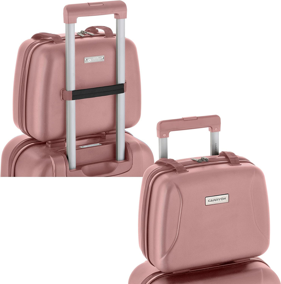 CarryOn Skyhopper Kosmetikkoffer Damen Hartschale - Beautycase Klein - Handgepäck 13 Liter - Schloss