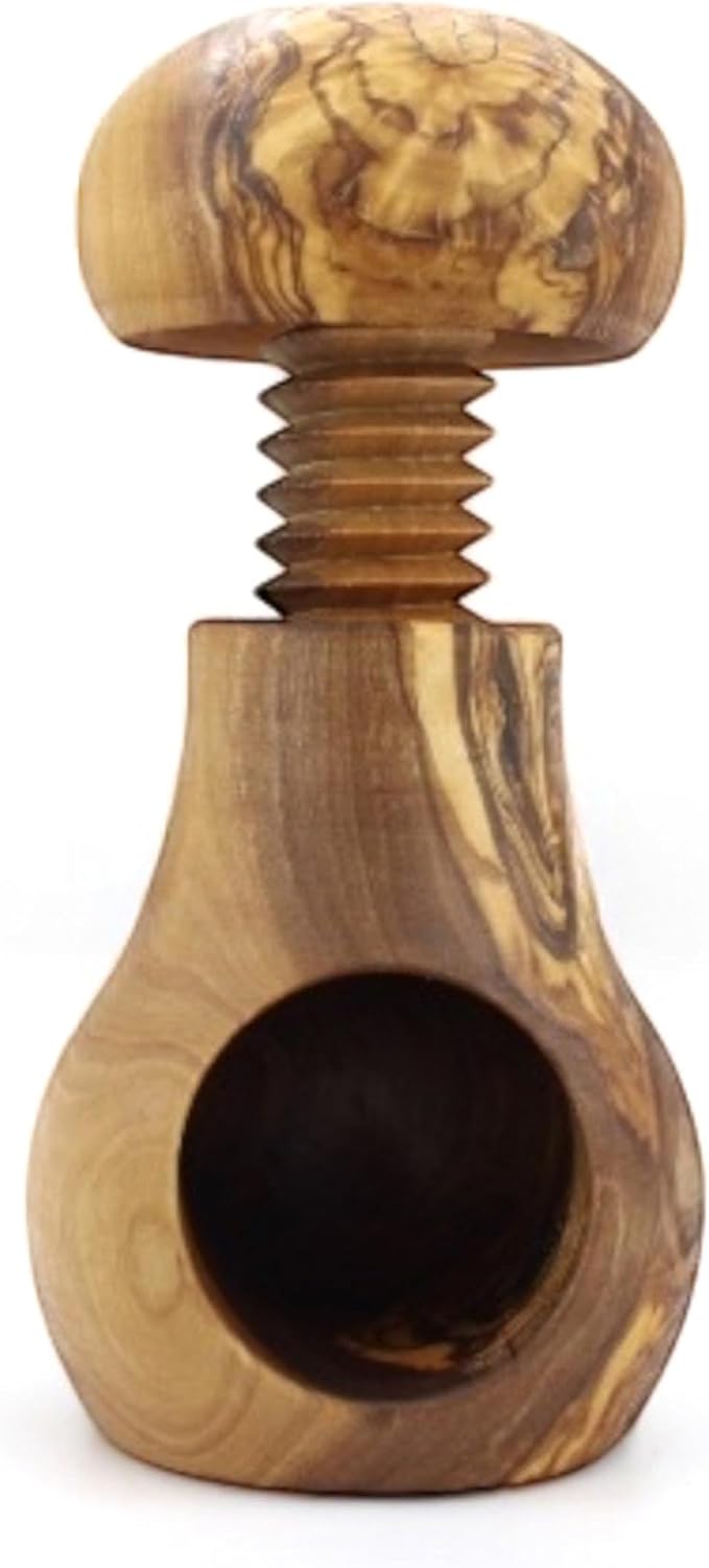 Ergonomischer Nussknaker aus Olivenholz Stabiler Nussknacker für Walnüsse und Haselnüsse Geschenk in