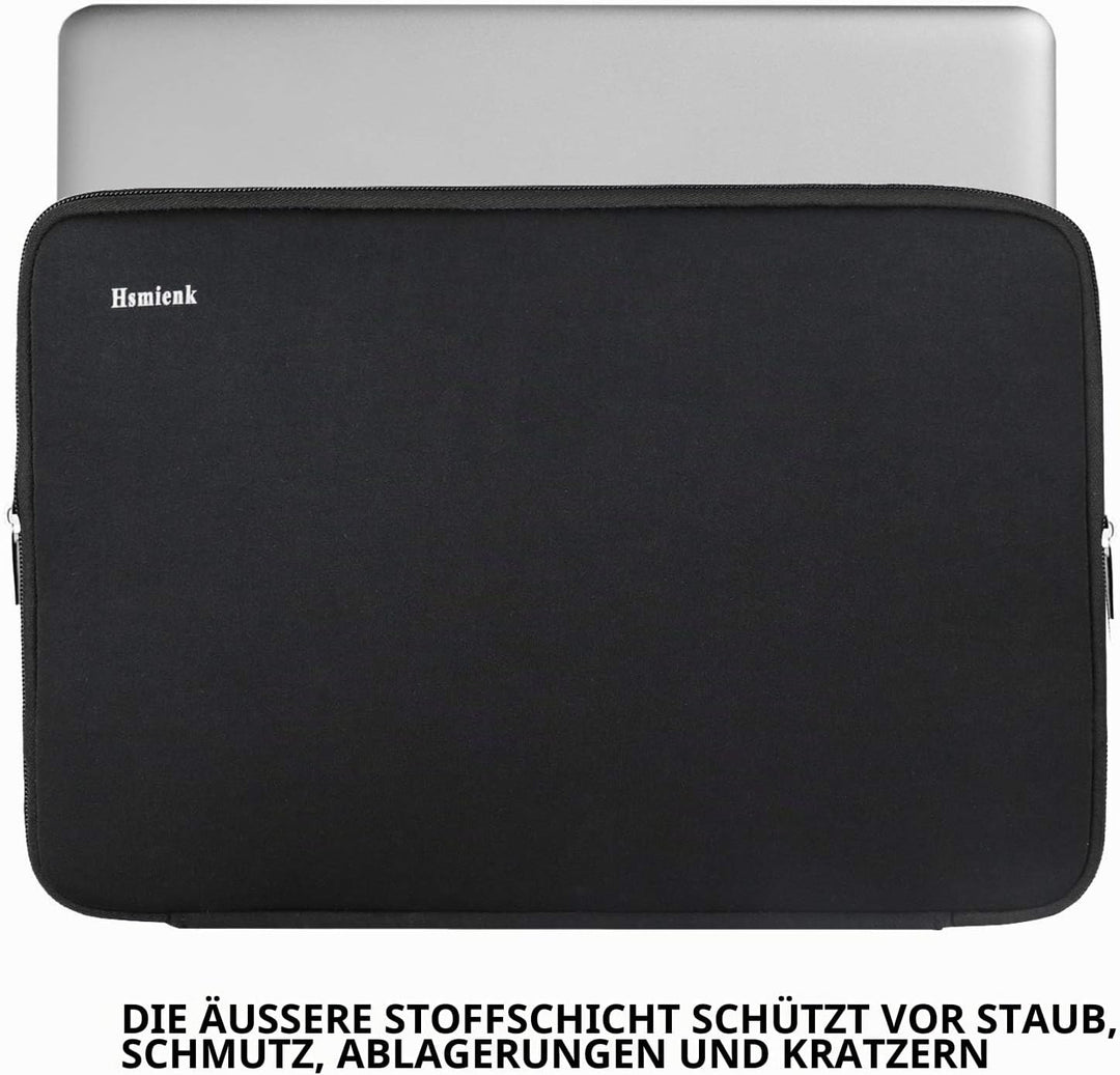 Laptop-Hülle 15,6 Zoll (39,6 cm), langlebig, stossfest, Schutzhülle, Klapptasche, Aktentasche, Trage